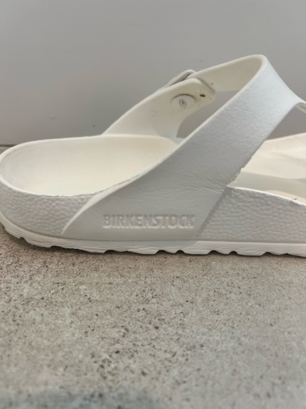 Birkenstock Gizeh EVA White Waterproof Sandals Size 37 - Picture 2 of 4
